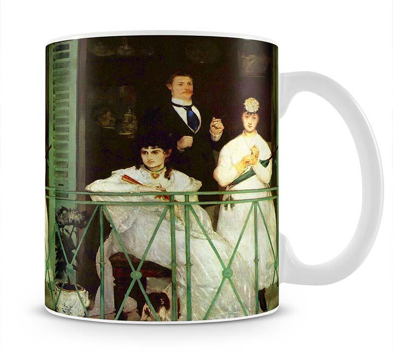 The Balcony by Manet Mug - Canvas Art Rocks - 1