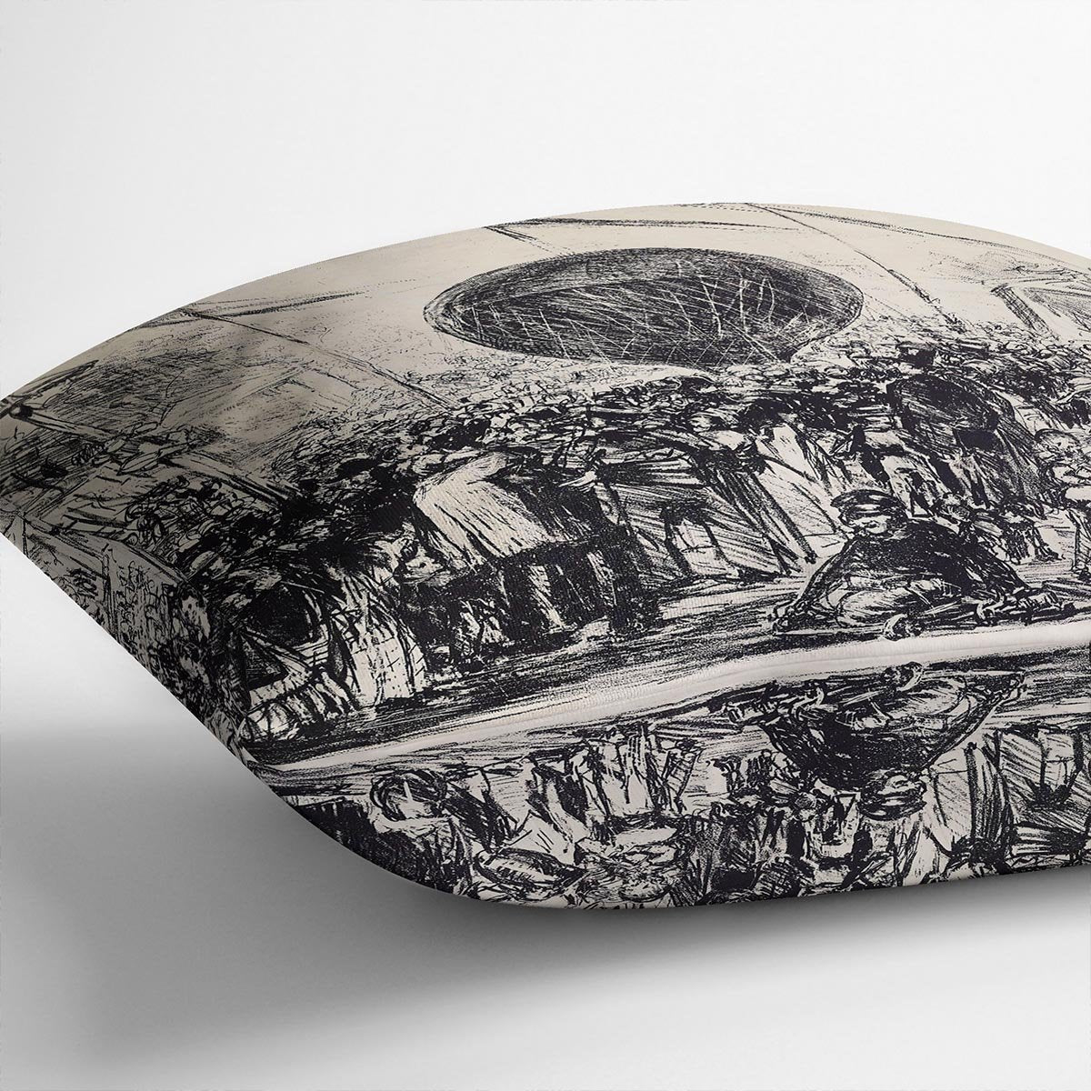 The Balloon by Manet Throw Pillow