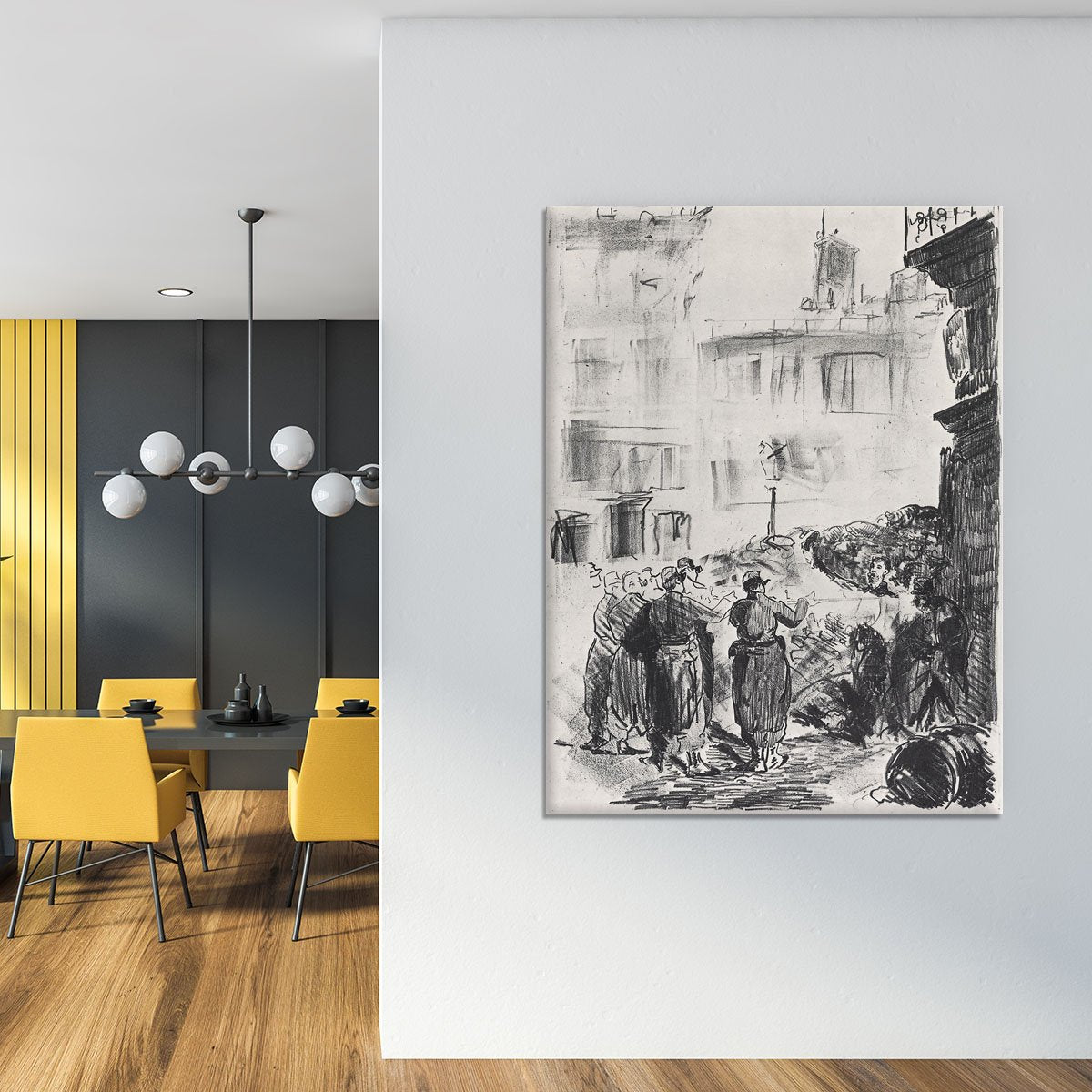 The Barricade by Manet Canvas Print or Poster