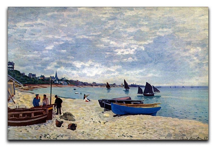 The Beach at Sainte Adresse 2 by Monet Canvas Print & Poster  - Canvas Art Rocks - 1