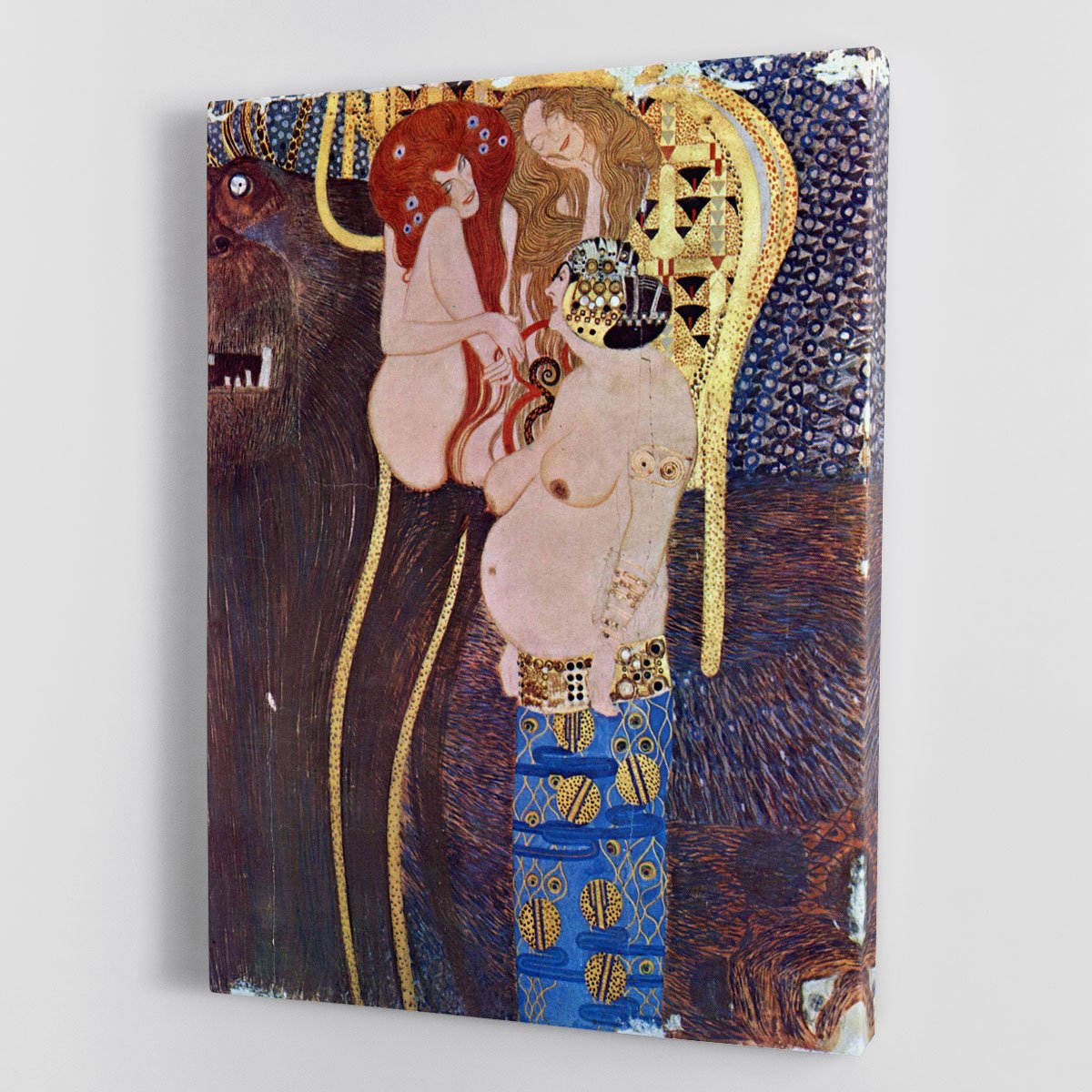 The Beethoven Freize 2 by Klimt Canvas Print or Poster