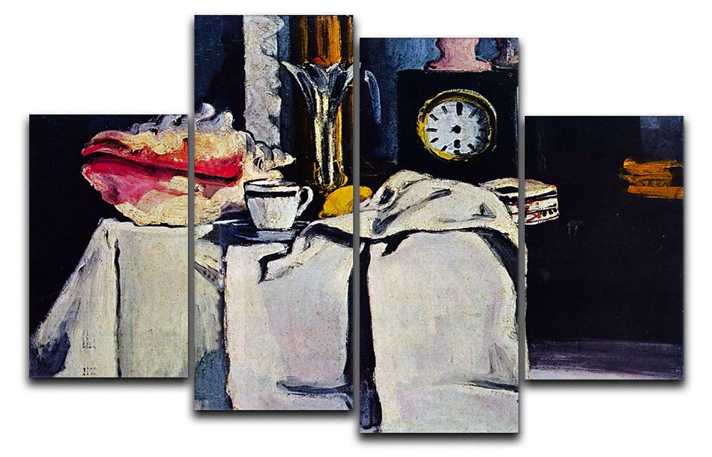 The Black Marmour by Cezanne 4 Split Panel Canvas - Canvas Art Rocks - 1
