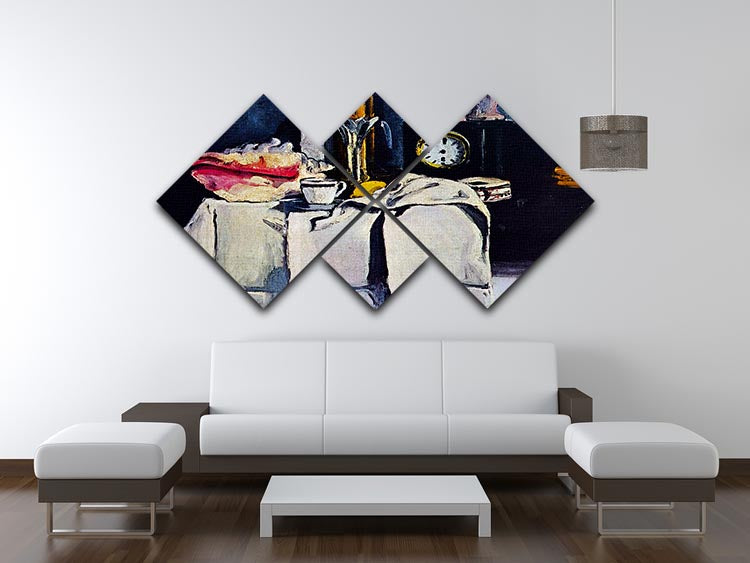 The Black Marmour by Cezanne 4 Square Multi Panel Canvas - Canvas Art Rocks - 3