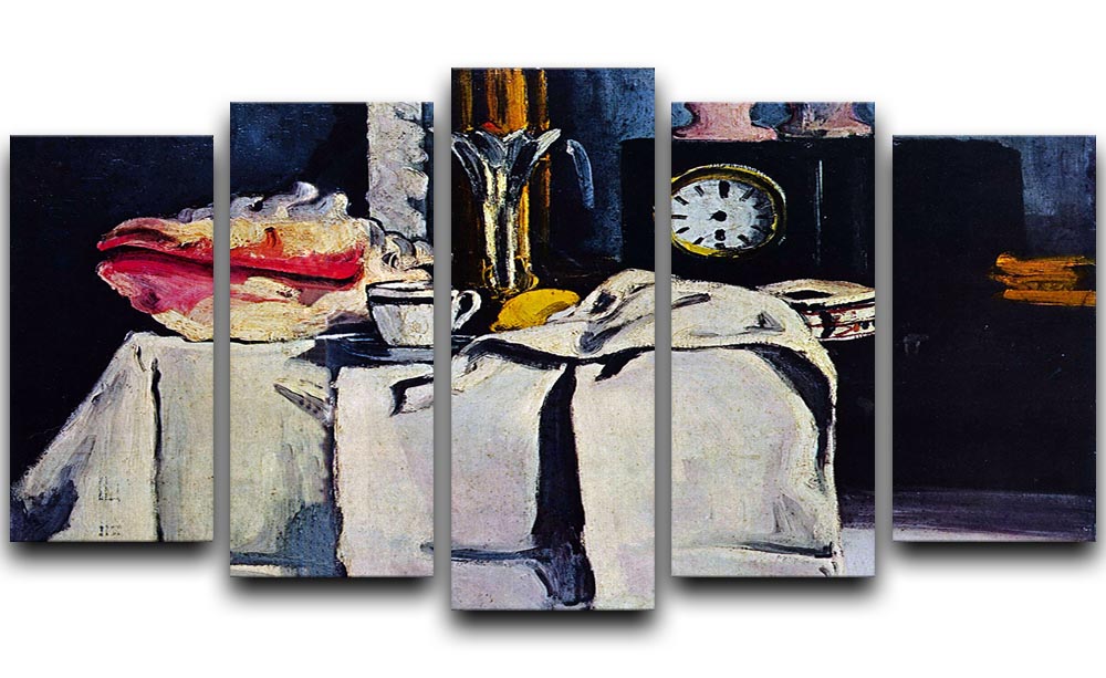 The Black Marmour by Cezanne 5 Split Panel Canvas - Canvas Art Rocks - 1