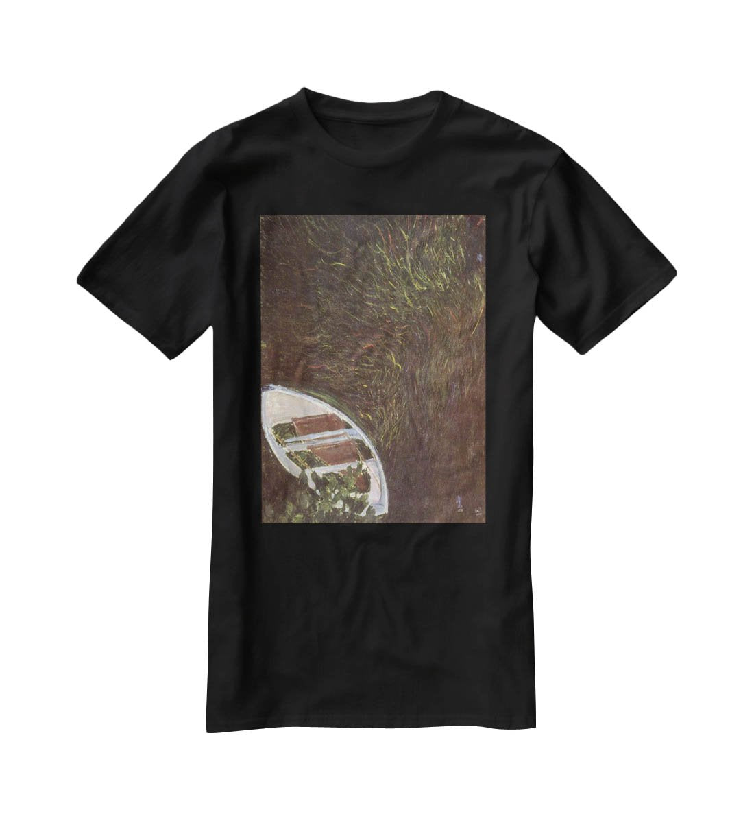 The Boat by Monet T-Shirt - Canvas Art Rocks - 1