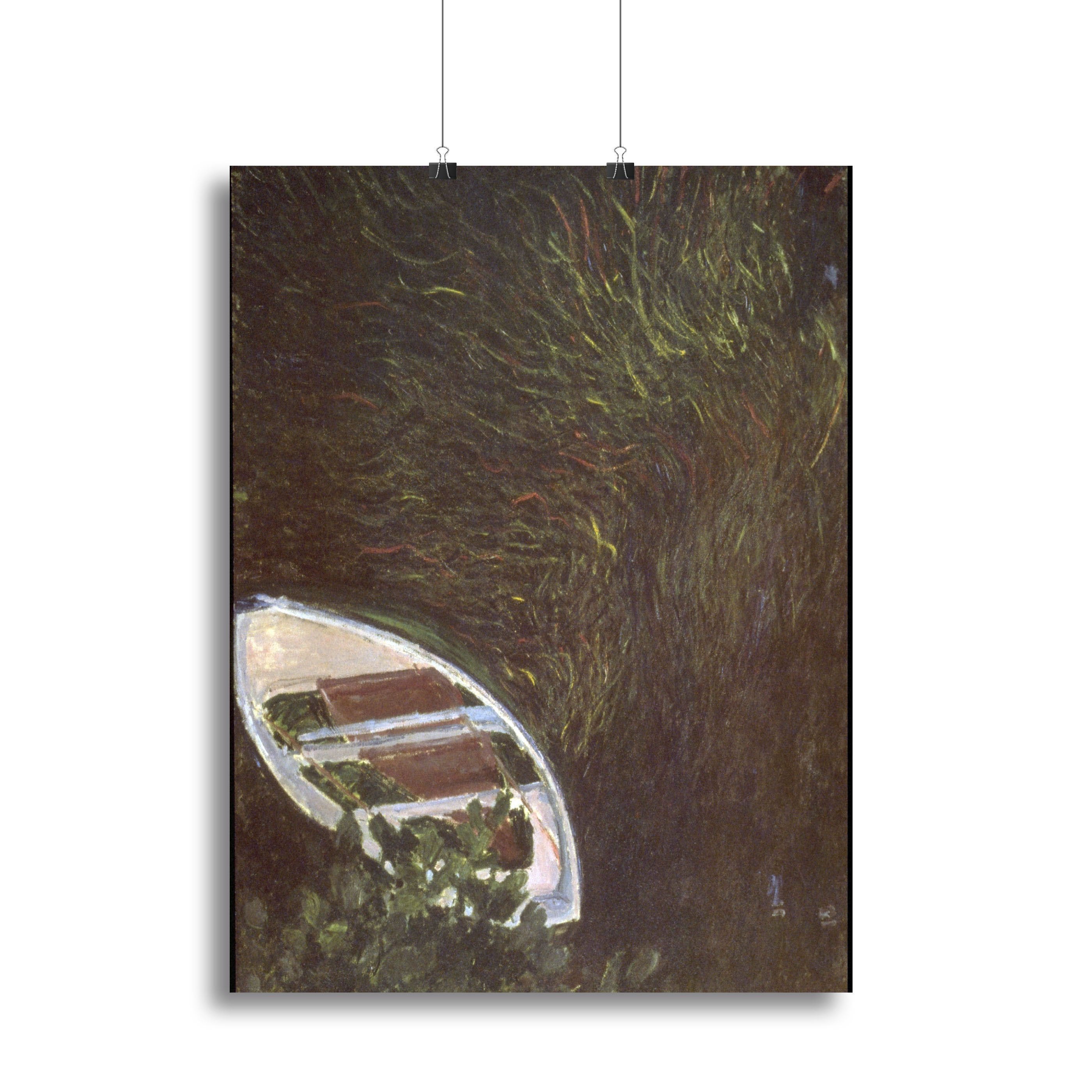 The Boat by Monet Canvas Print or Poster