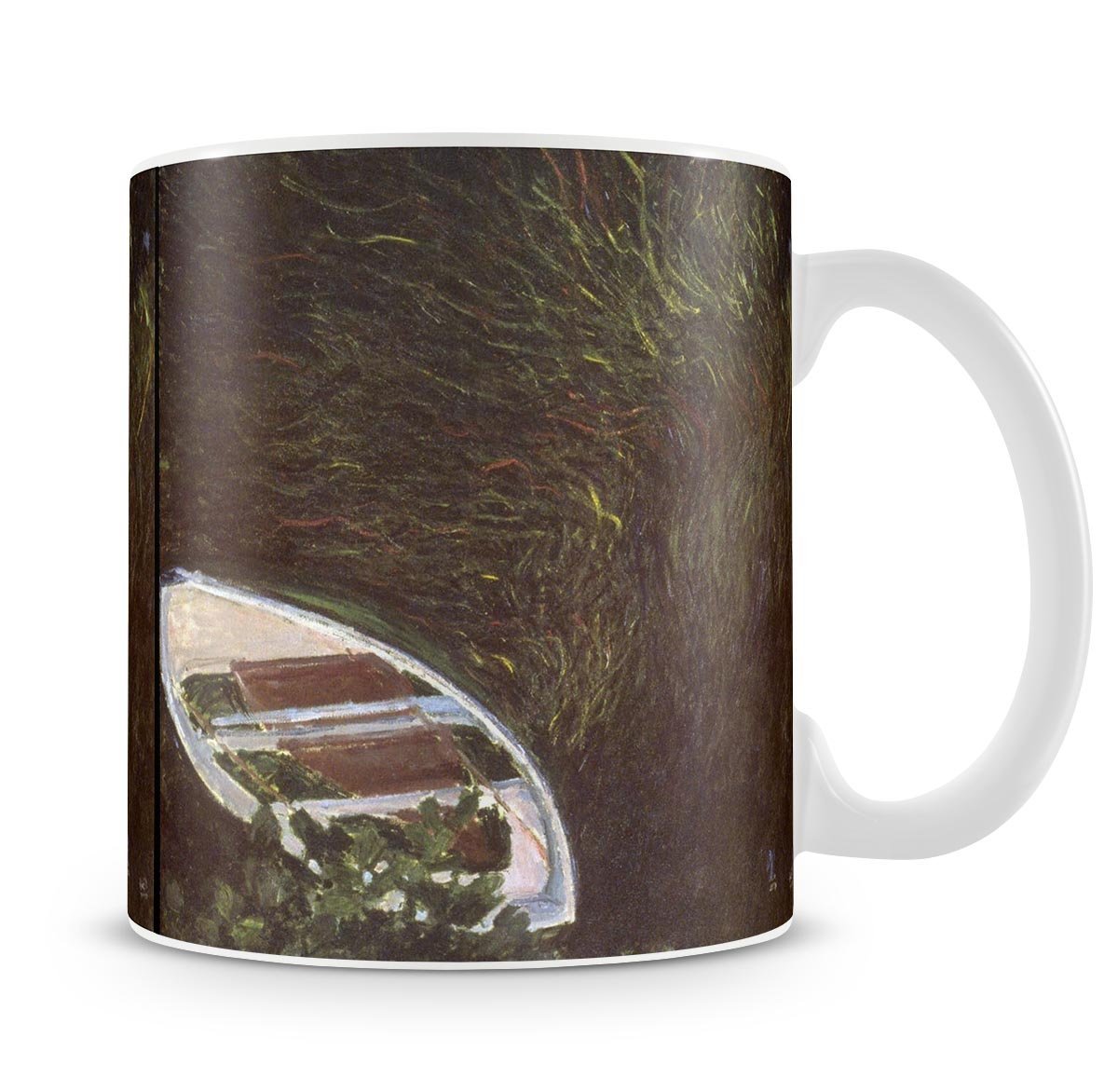 The Boat by Monet Mug - Canvas Art Rocks - 4