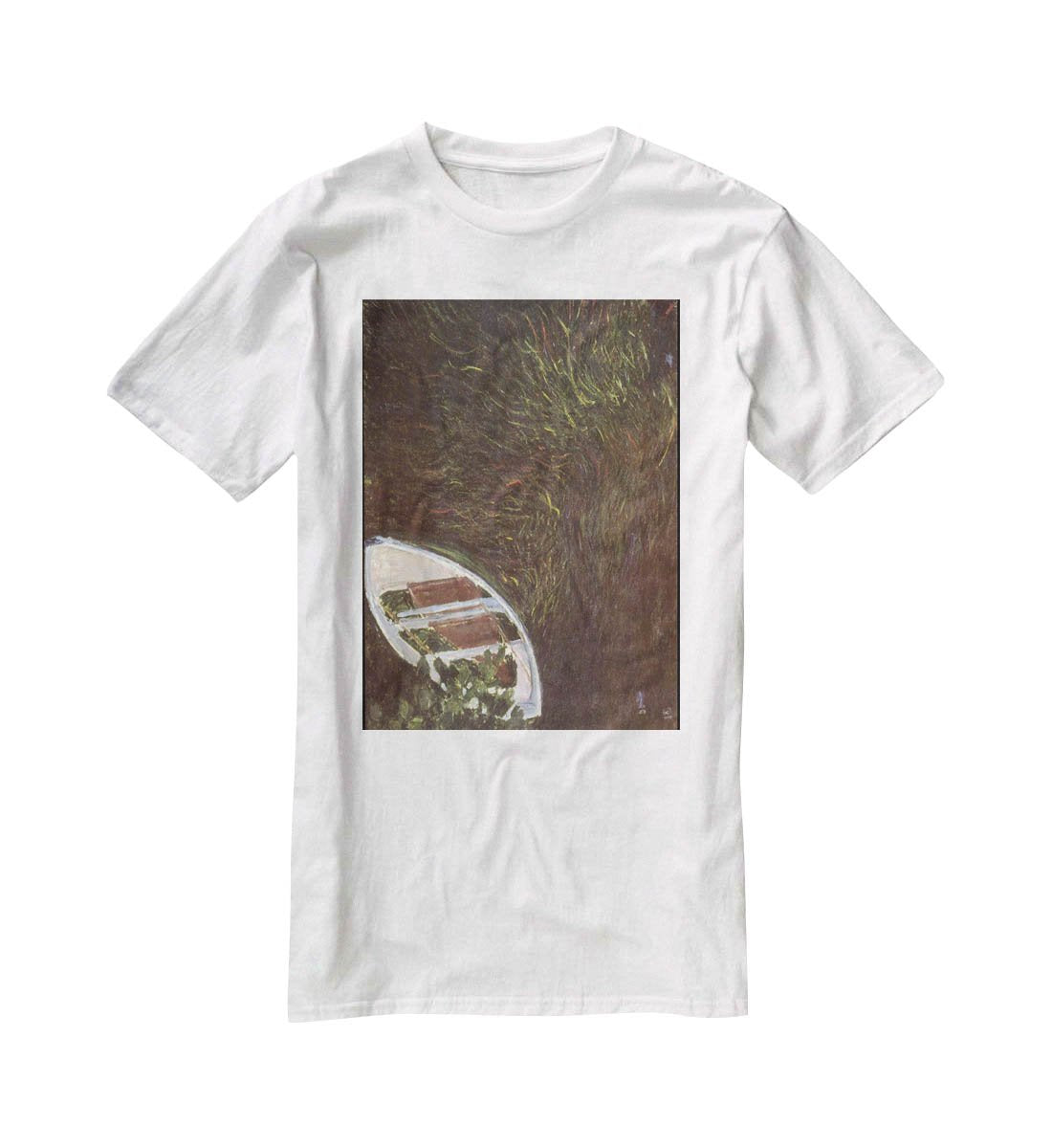 The Boat by Monet T-Shirt - Canvas Art Rocks - 5