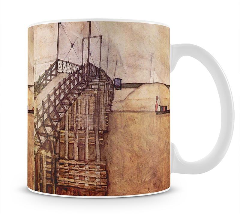 The Bridge by Egon Schiele Mug - Canvas Art Rocks - 1