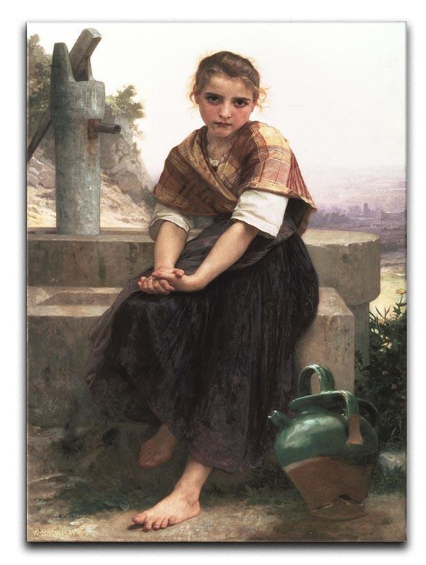 The Broken Pitcher By Bouguereau Canvas Print or Poster  - Canvas Art Rocks - 1