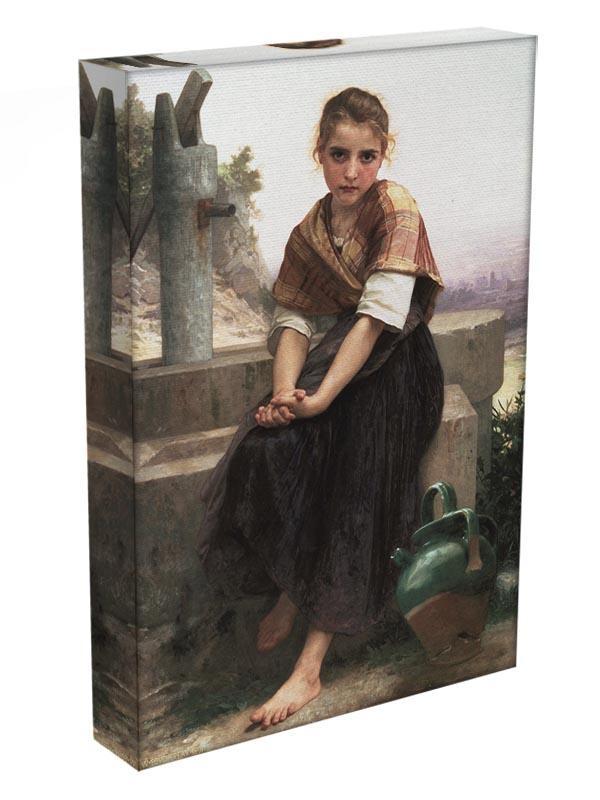 The Broken Pitcher By Bouguereau Canvas Print or Poster - Canvas Art Rocks - 3