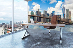 The Brooklyn Bridge Wall Mural Wallpaper - Canvas Art Rocks - 3