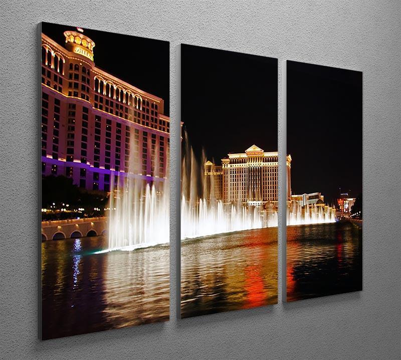 The Caesars Palace Hotel 3 Split Panel Canvas Print - Canvas Art Rocks - 2
