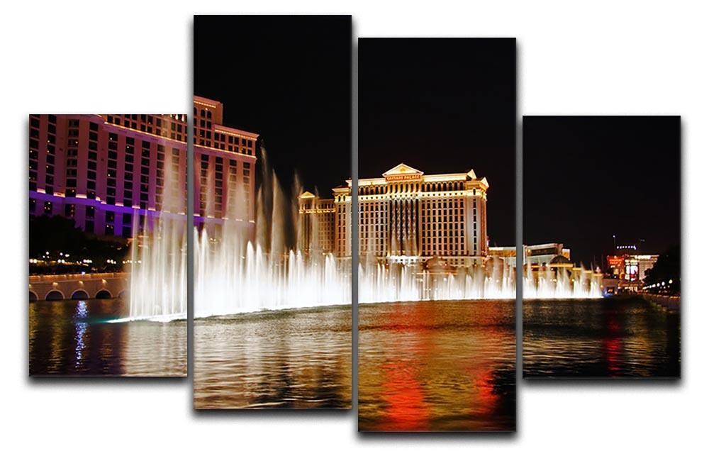The Caesars Palace Hotel 4 Split Panel Canvas  - Canvas Art Rocks - 1