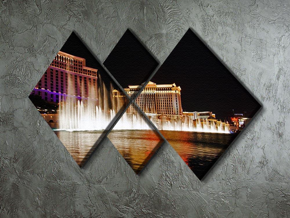 The Caesars Palace Hotel 4 Square Multi Panel Canvas  - Canvas Art Rocks - 2