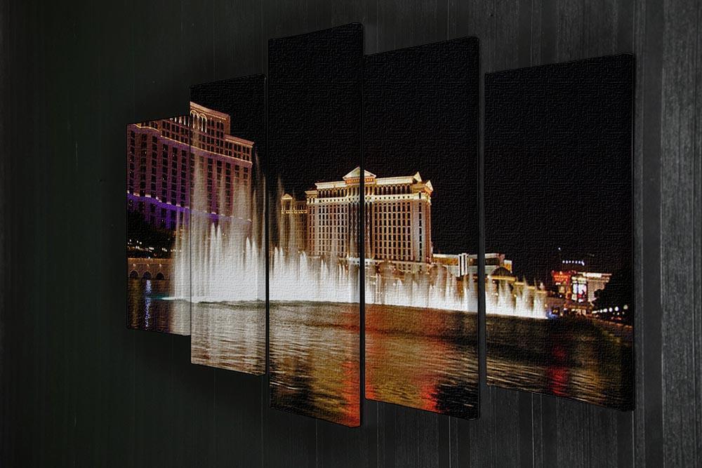 The Caesars Palace Hotel 5 Split Panel Canvas  - Canvas Art Rocks - 2