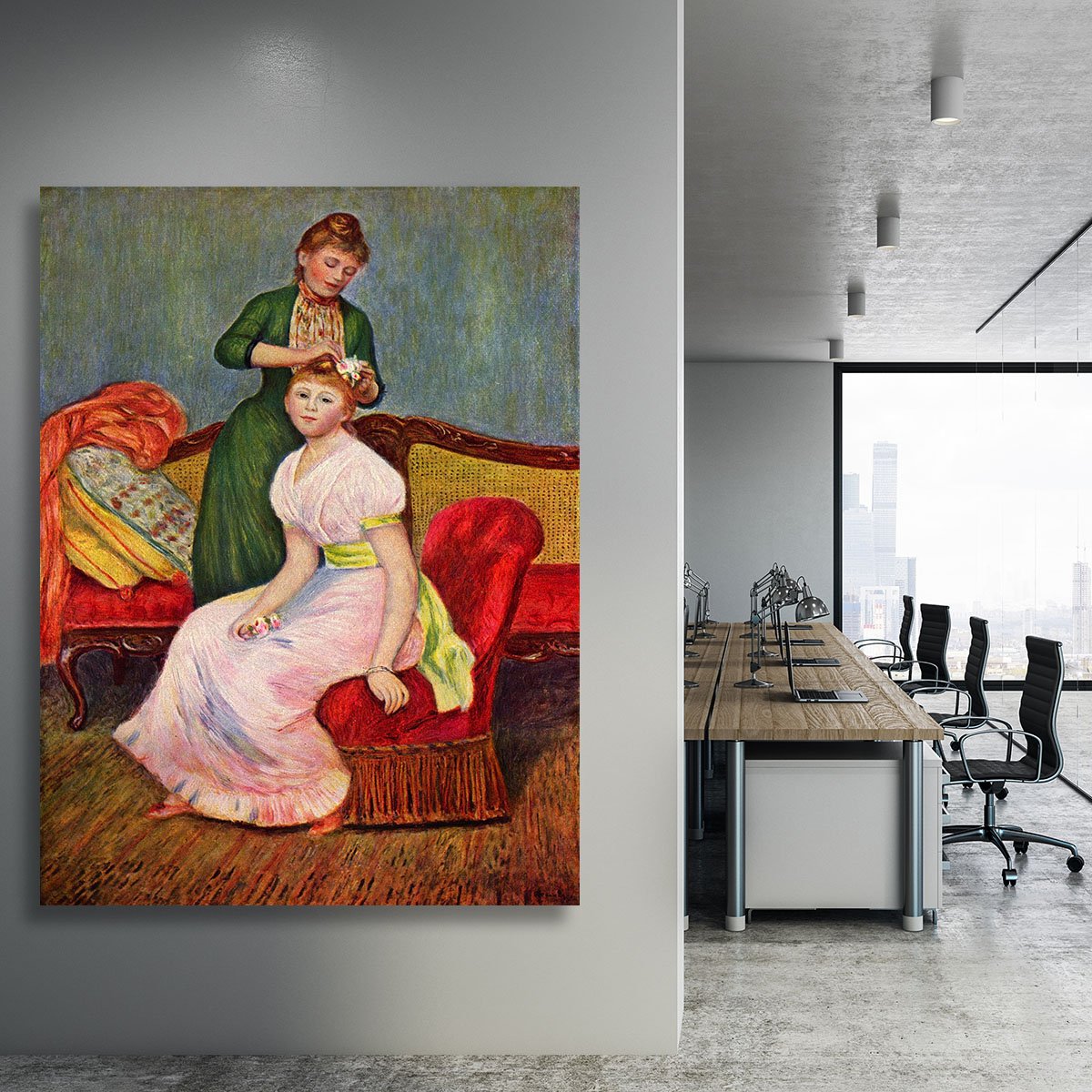 The Coiffoire by Renoir Canvas Print or Poster