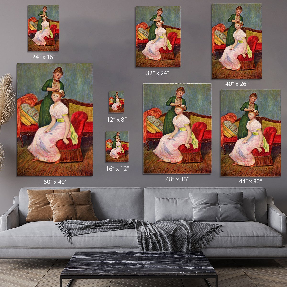 The Coiffoire by Renoir Canvas Print or Poster