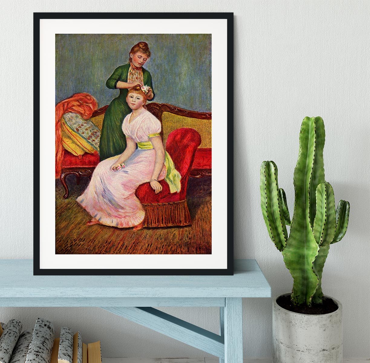 The Coiffoire by Renoir Framed Print - Canvas Art Rocks - 1