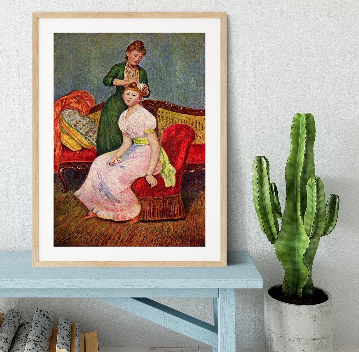 The Coiffoire by Renoir Framed Print - Canvas Art Rocks - 3