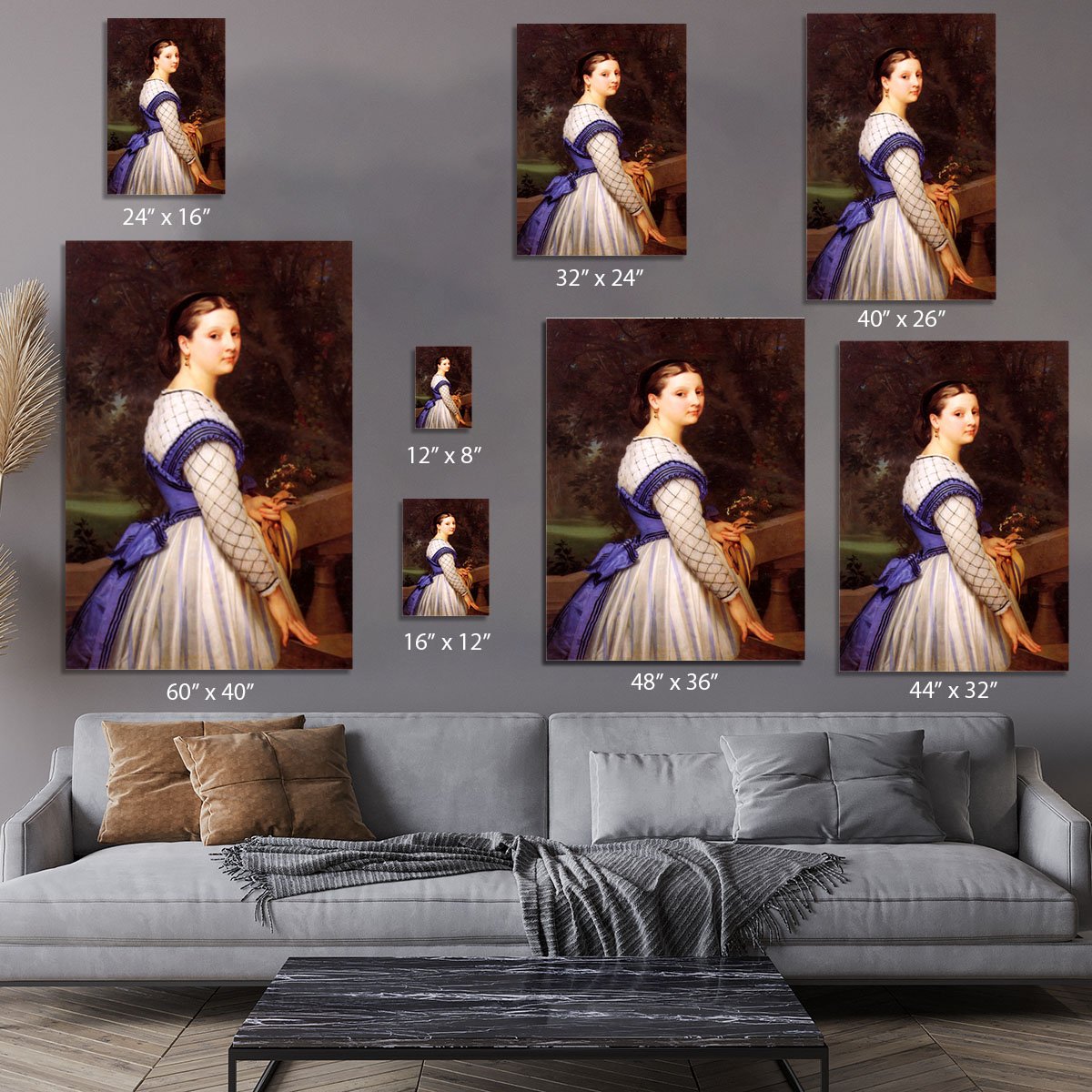 The Countess de Montholon By Bouguereau Canvas Print or Poster