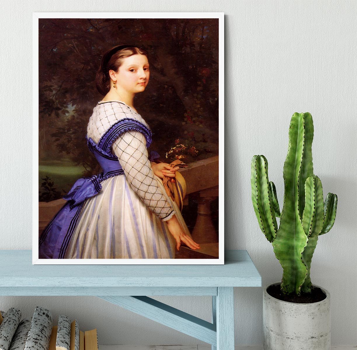 The Countess de Montholon By Bouguereau Framed Print - Canvas Art Rocks -6