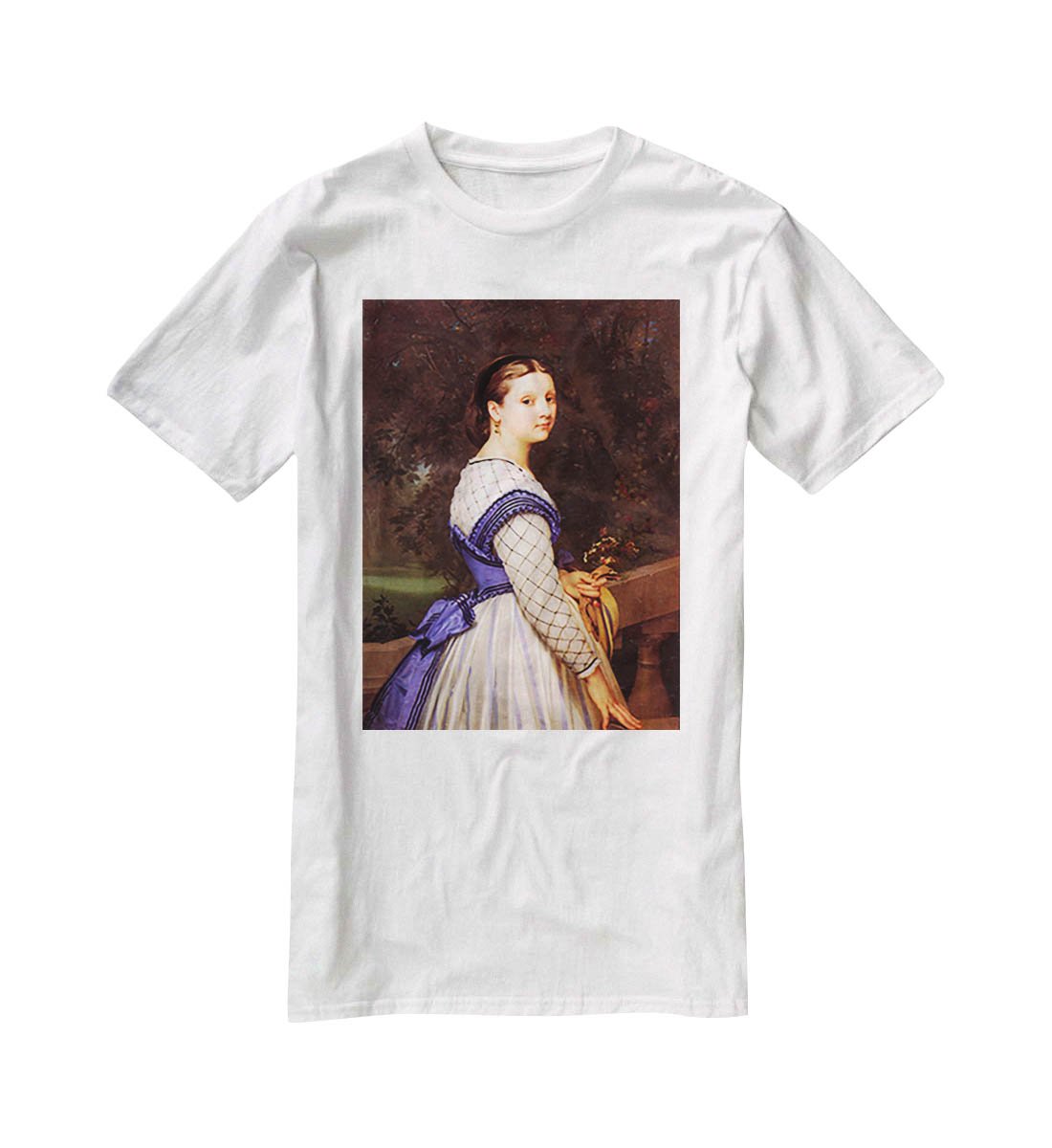 The Countess de Montholon By Bouguereau T-Shirt - Canvas Art Rocks - 5