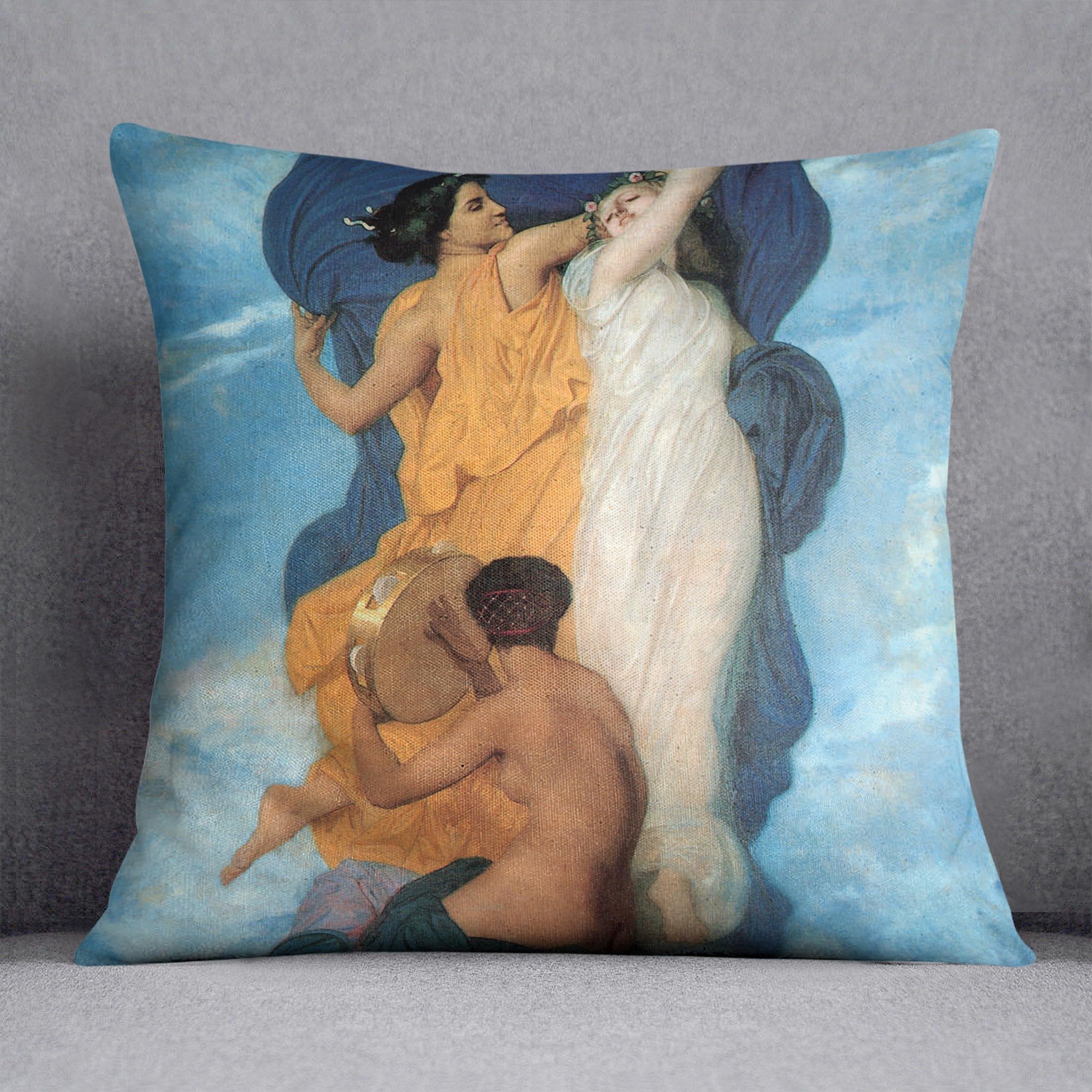 The Dance By Bouguereau Throw Pillow
