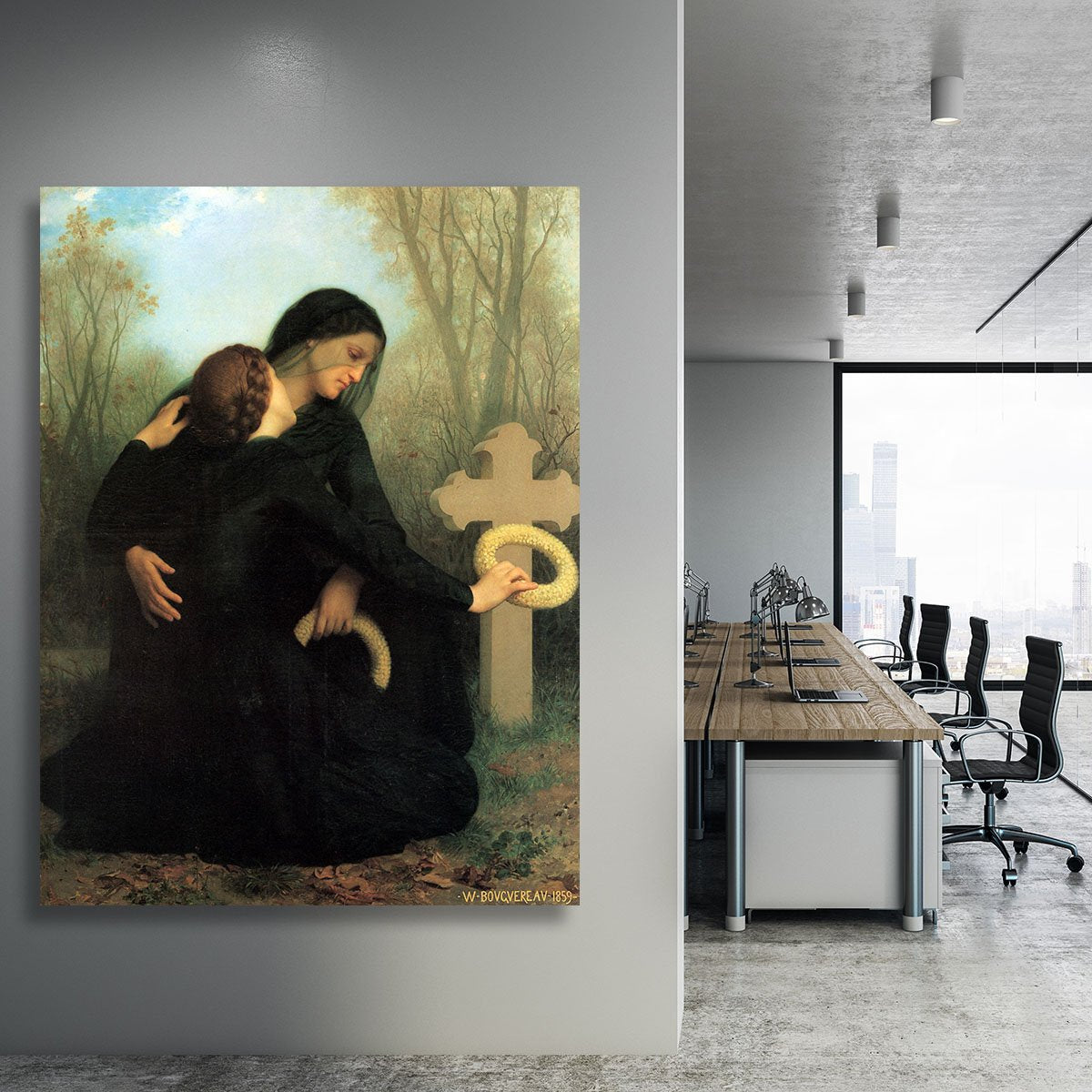 The Day of the Dead By Bouguereau Canvas Print or Poster