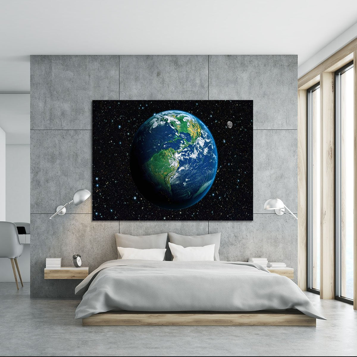 The Earth from space Canvas Print or Poster