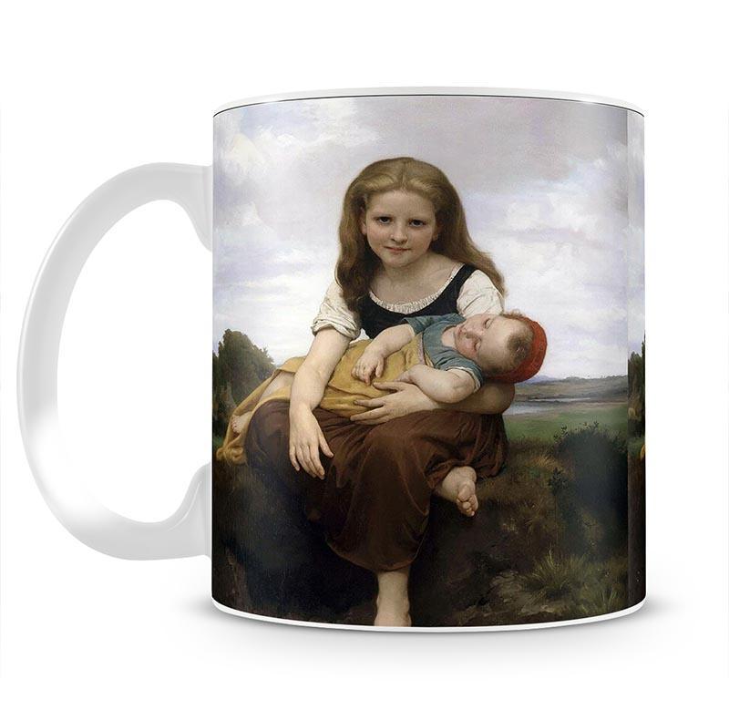 The Elder Sister By Bouguereau Mug - Canvas Art Rocks - 2