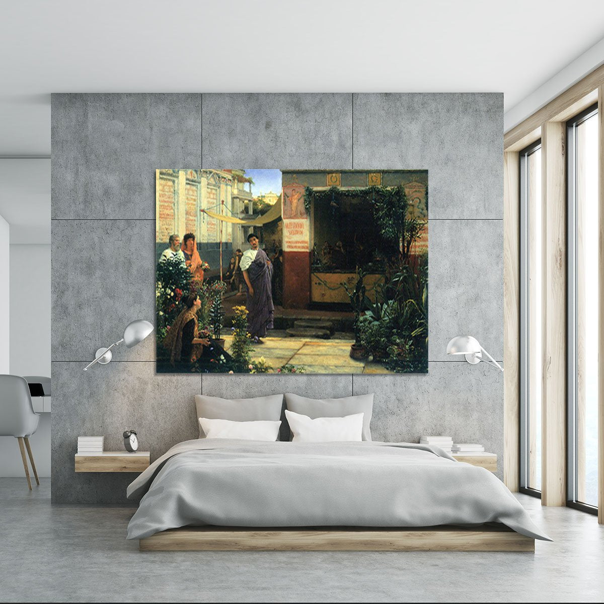 The Flower Market by Alma Tadema Canvas Print or Poster