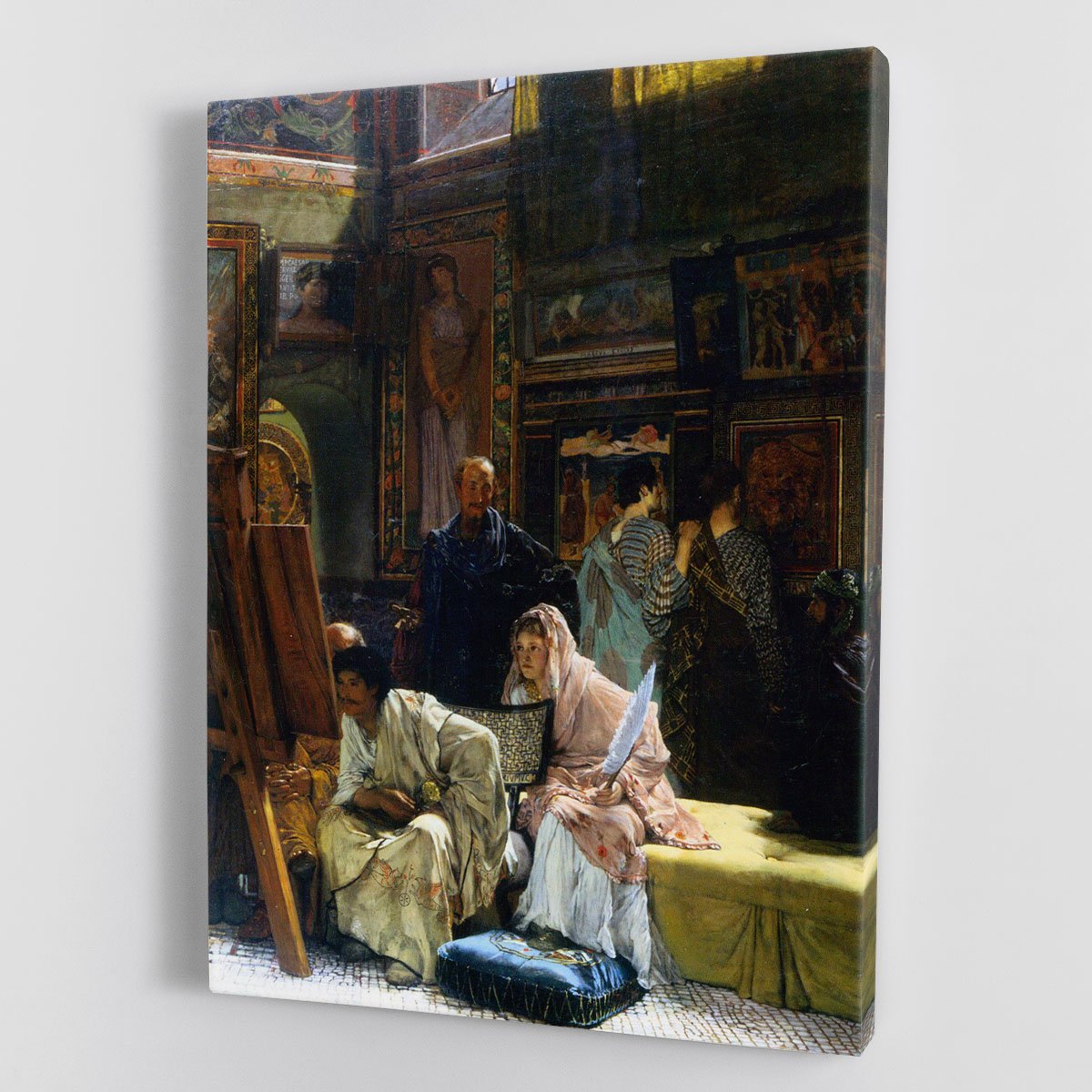 The Gallery by Alma Tadema Canvas Print or Poster