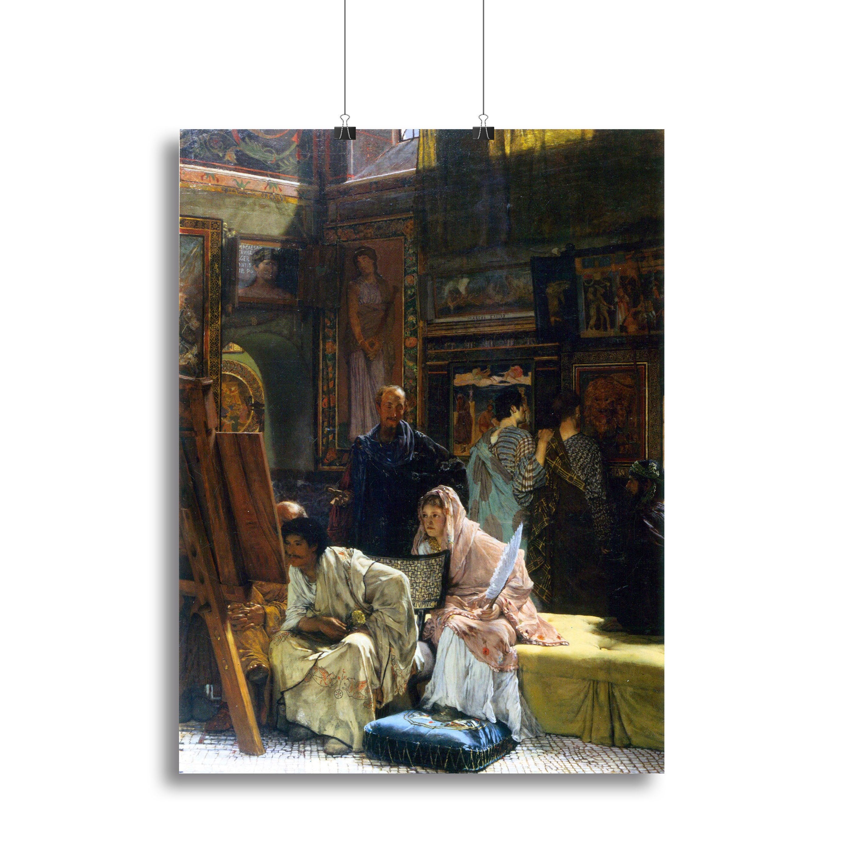 The Gallery by Alma Tadema Canvas Print or Poster