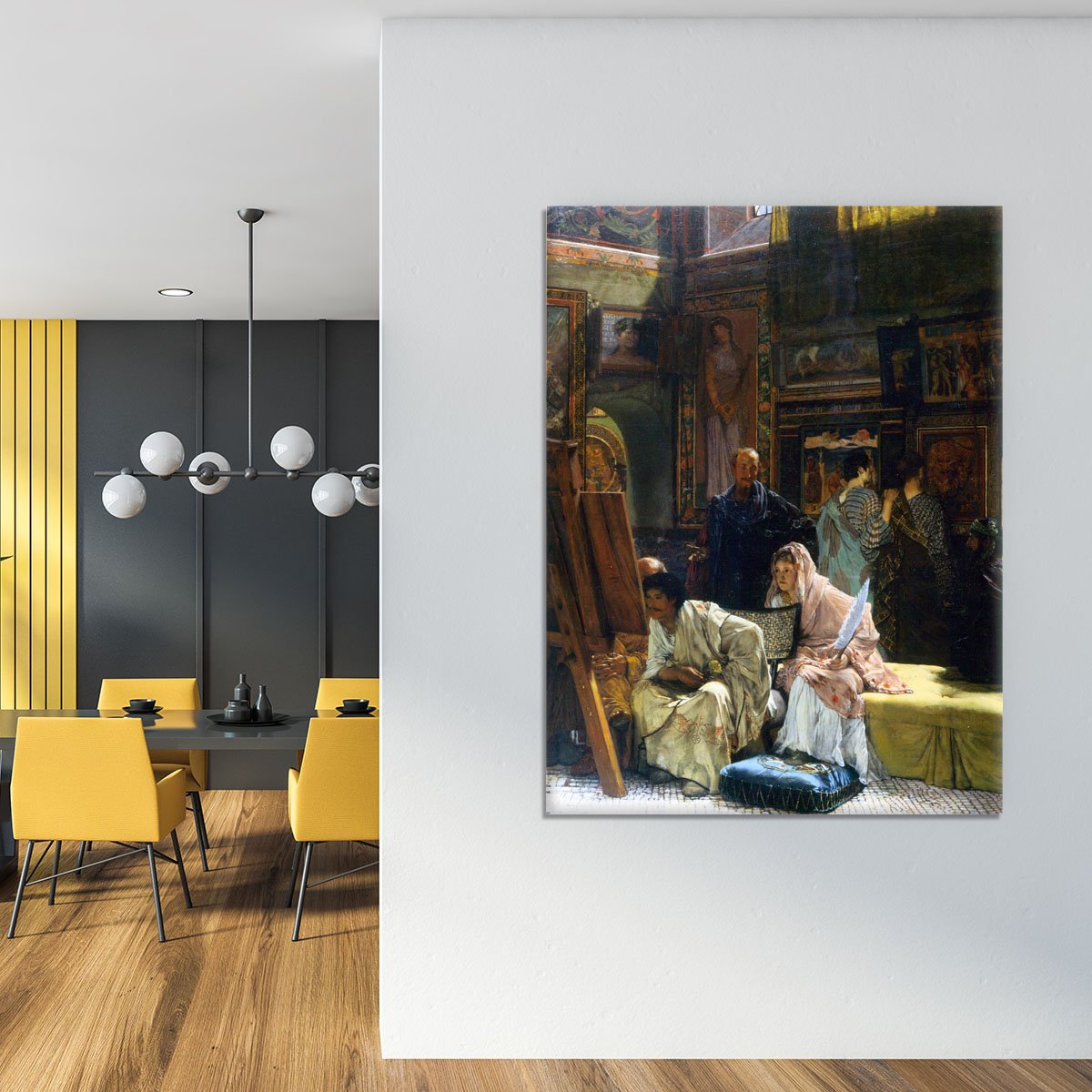 The Gallery by Alma Tadema Canvas Print or Poster