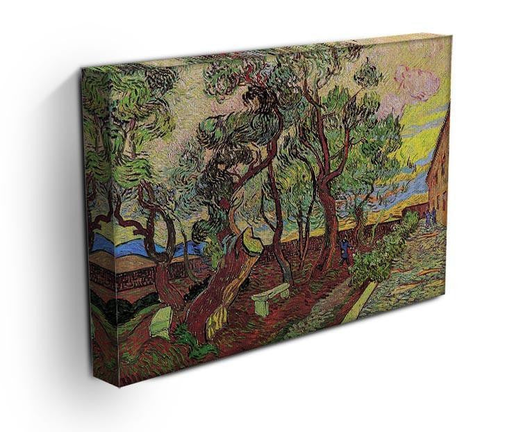 The Garden of Saint-Paul Hospital 3 by Van Gogh Canvas Print & Poster - Canvas Art Rocks - 3