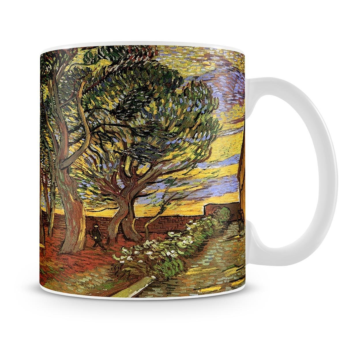 The Garden of Saint-Paul Hospital 4 by Van Gogh Mug - Canvas Art Rocks - 4