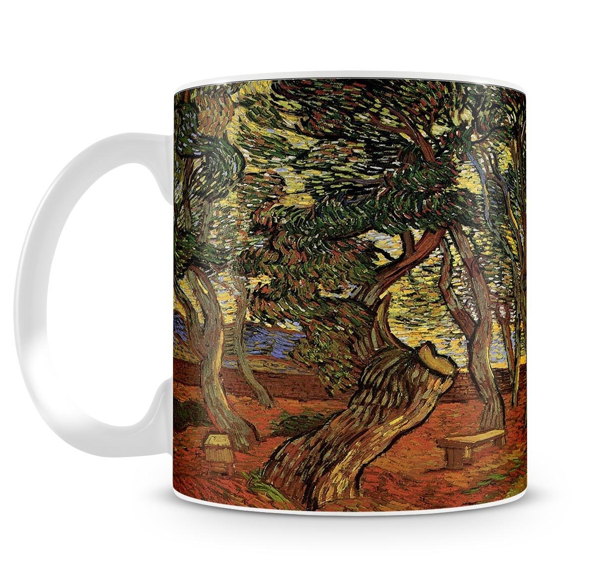 The Garden of Saint-Paul Hospital 4 by Van Gogh Mug - Canvas Art Rocks - 4