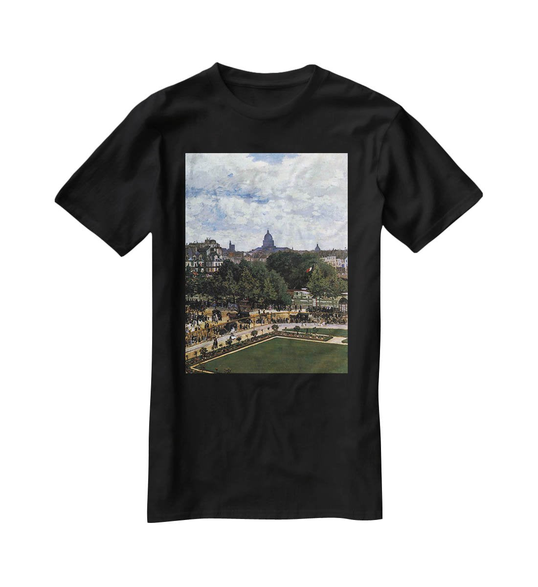 The Garden of the Infanta by Monet T-Shirt - Canvas Art Rocks - 1