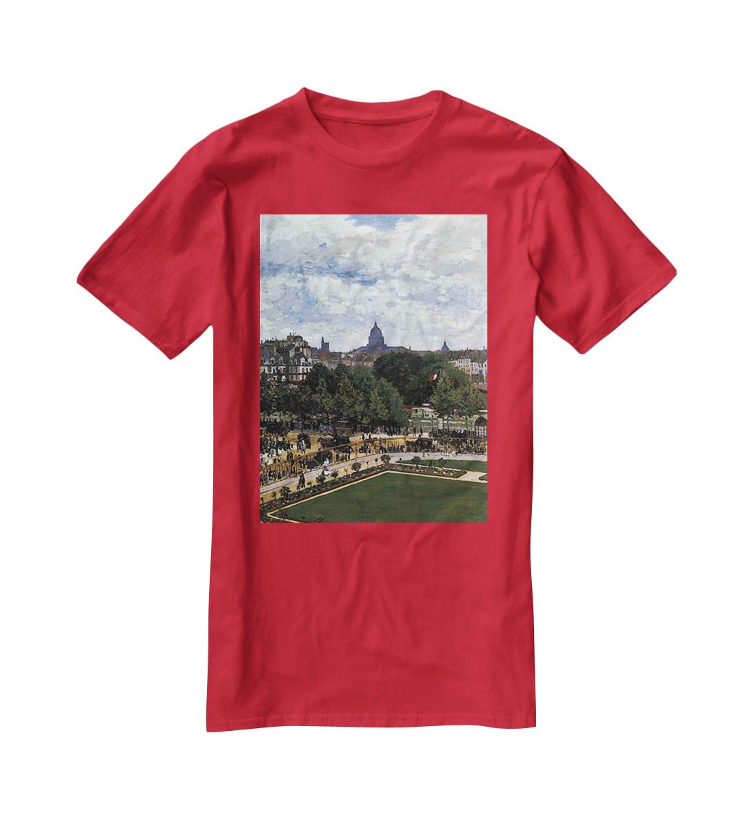 The Garden of the Infanta by Monet T-Shirt - Canvas Art Rocks - 4