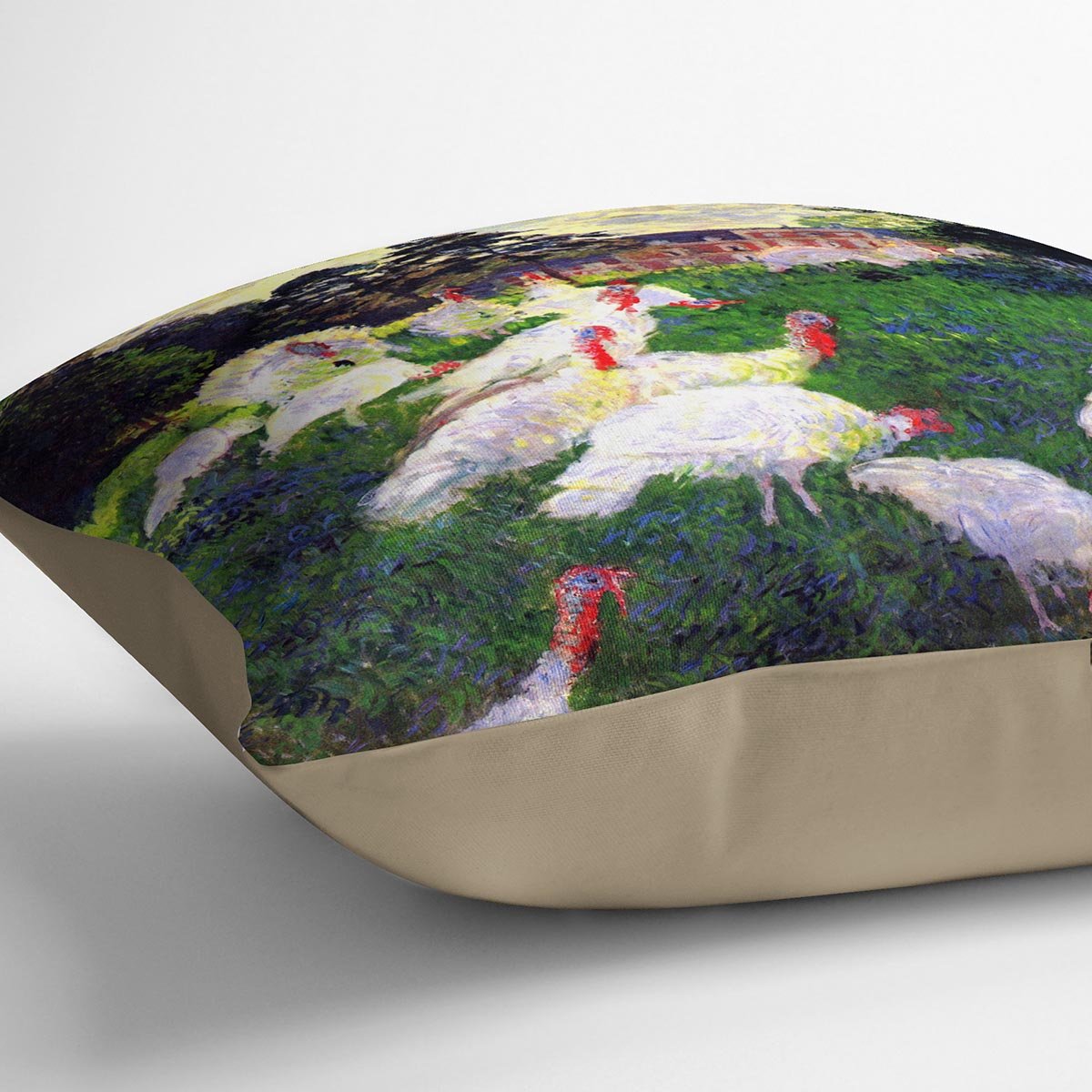 The Gobbler by Monet Throw Pillow