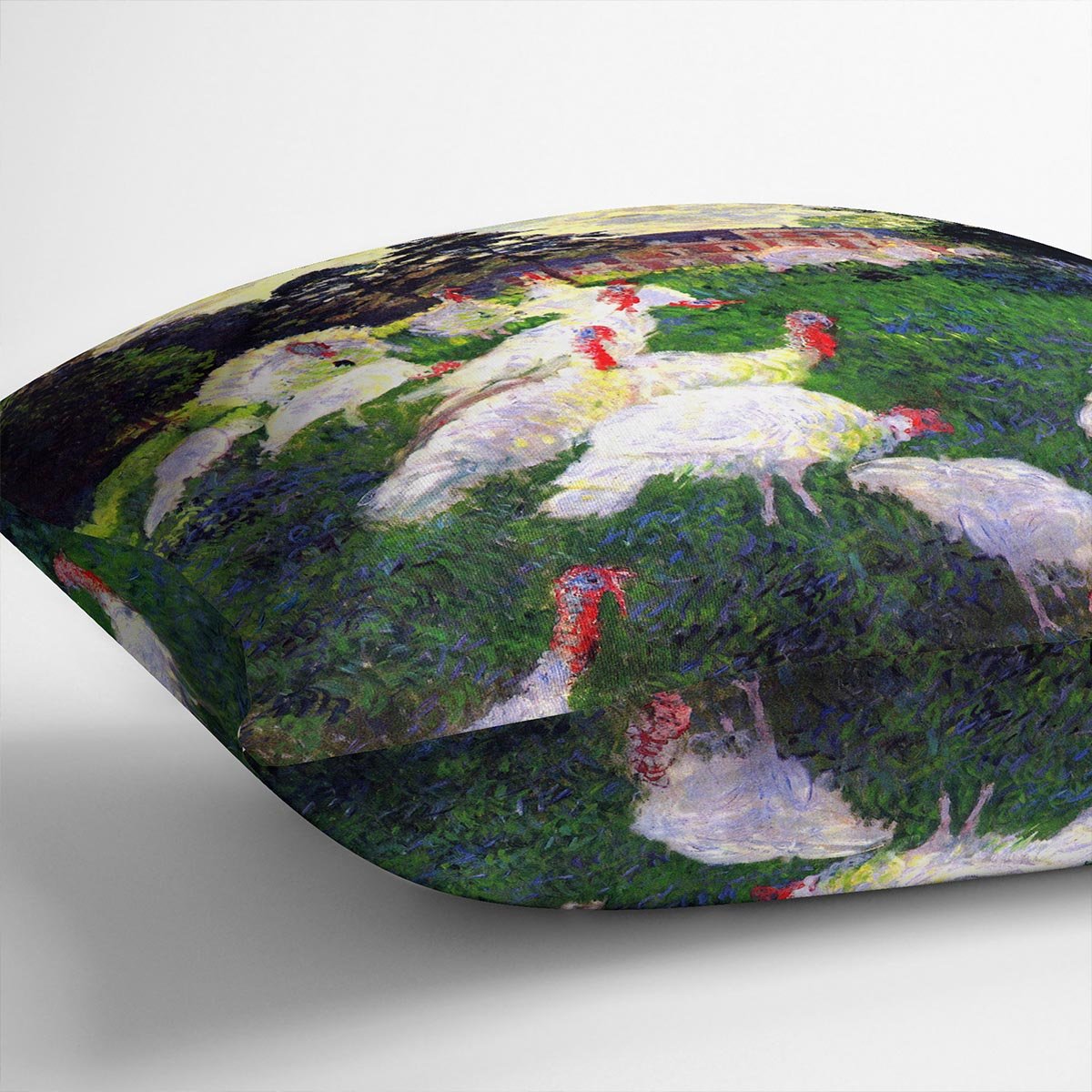 The Gobbler by Monet Throw Pillow