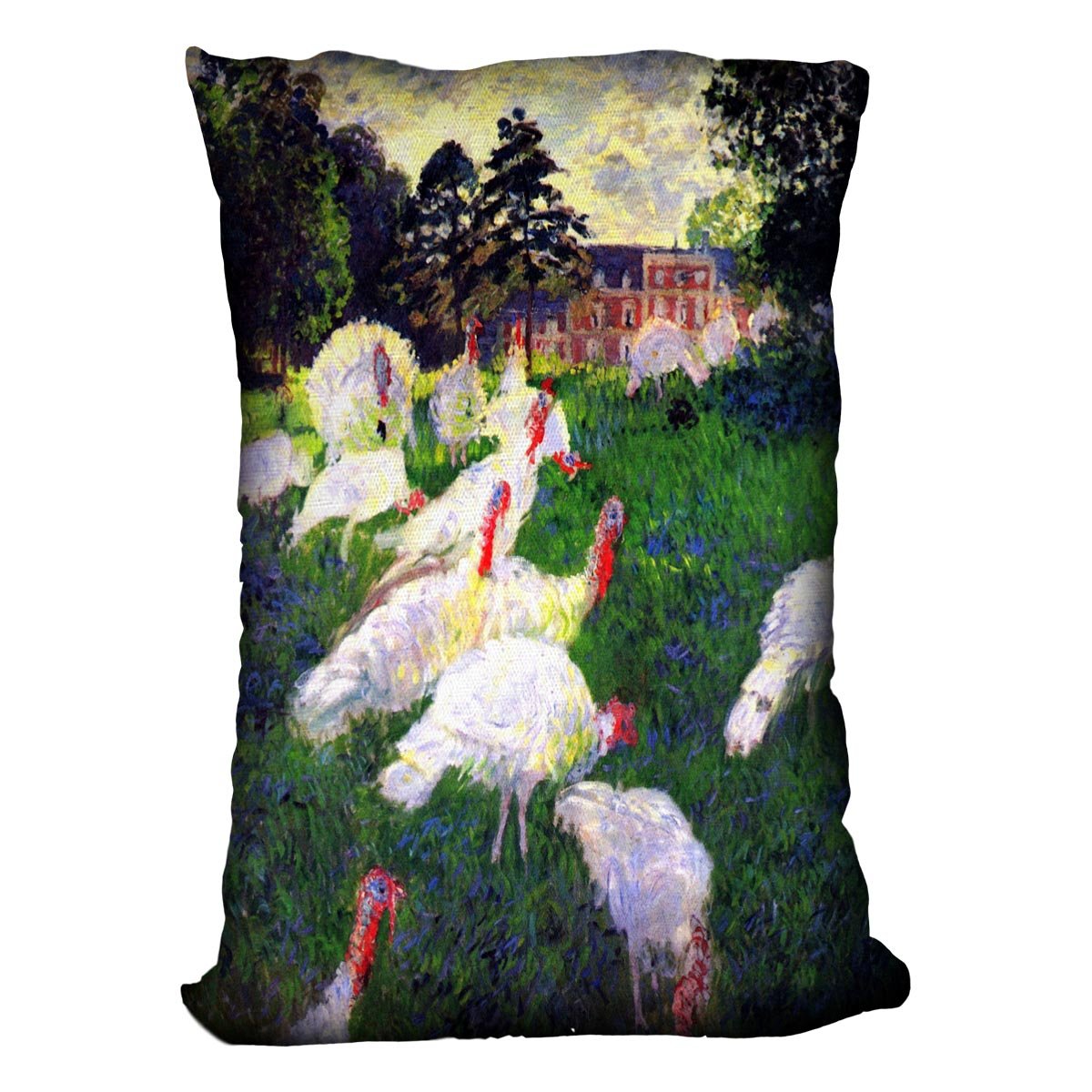The Gobbler by Monet Throw Pillow