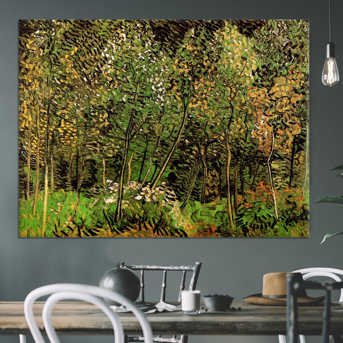 The Grove by Van Gogh Canvas Print or Poster