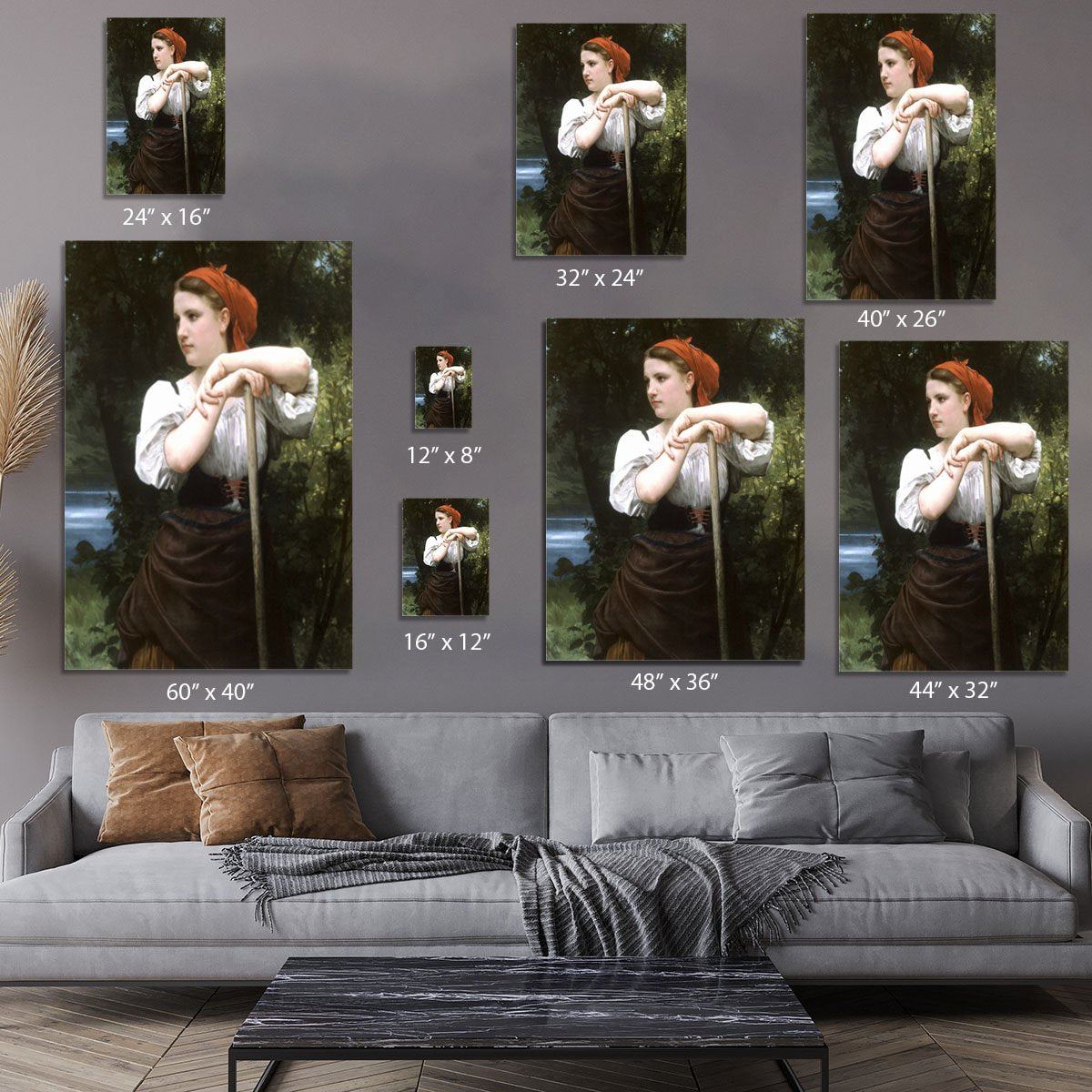 The Haymaker By Bouguereau Canvas Print or Poster