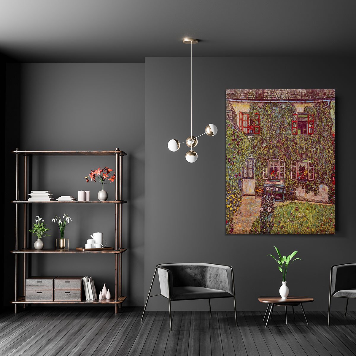 The House of Guard by Klimt Canvas Print or Poster