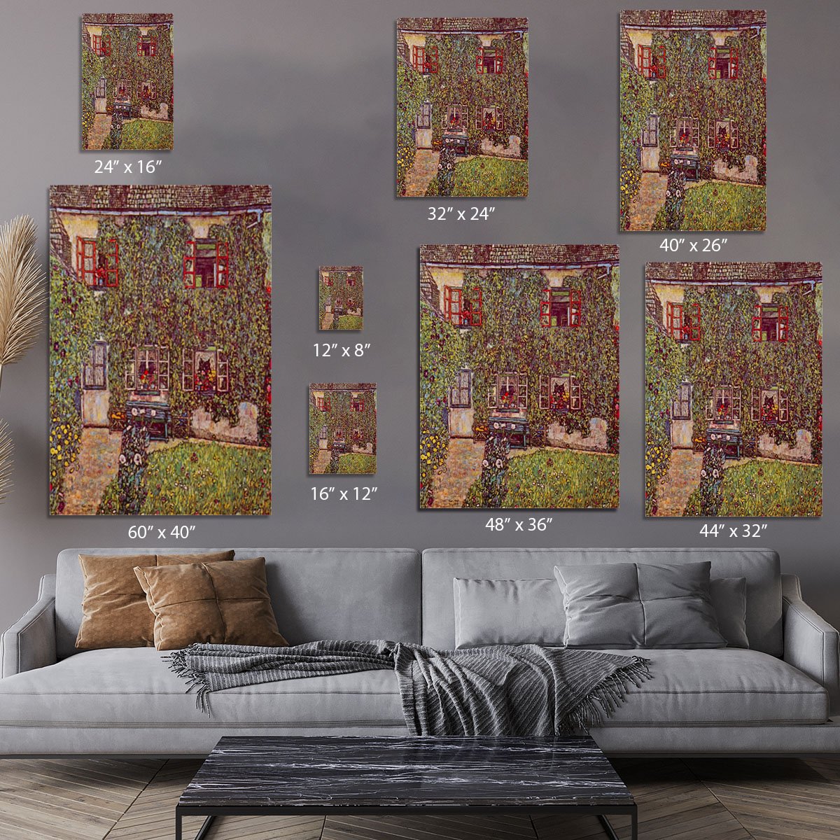 The House of Guard by Klimt Canvas Print or Poster