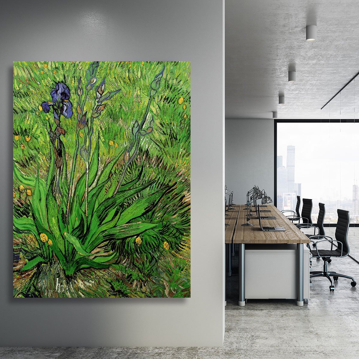 The Iris by Van Gogh Canvas Print or Poster