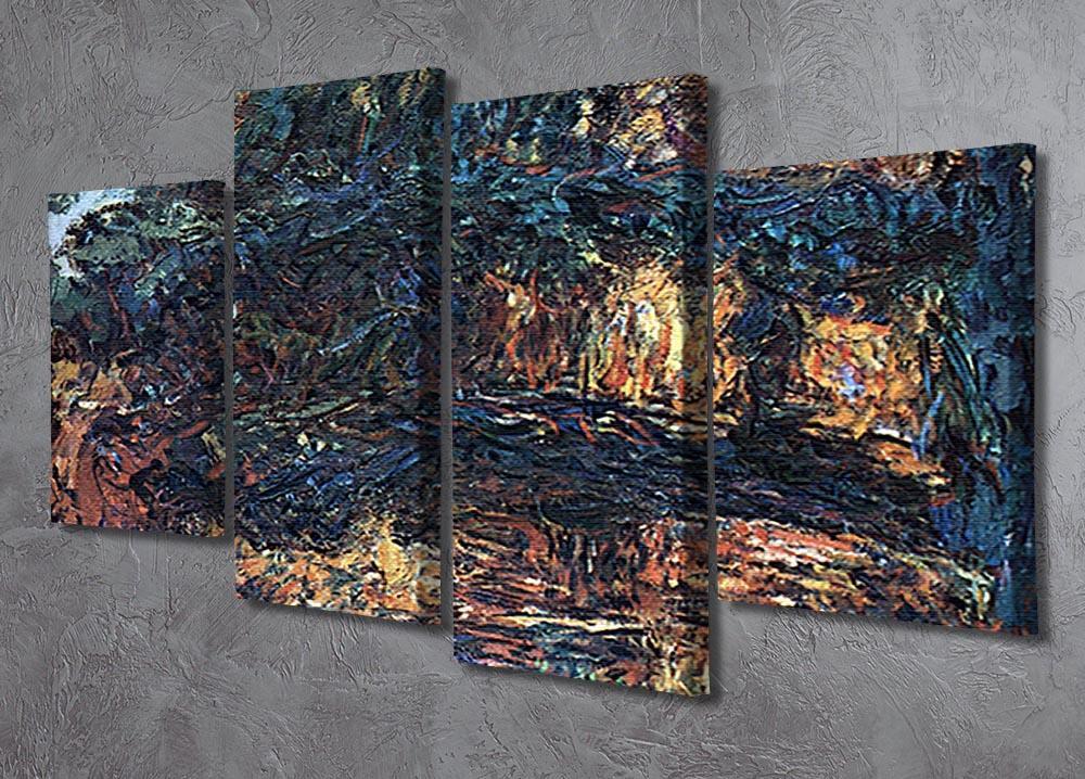 The Japanese Bridge 2 4 Split Panel Canvas - Canvas Art Rocks - 2