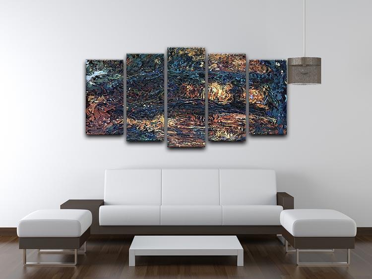 The Japanese Bridge 2 5 Split Panel Canvas - Canvas Art Rocks - 3